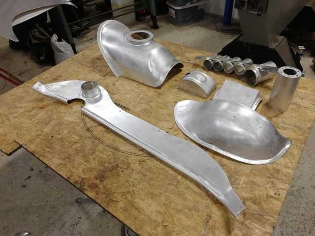 All metall på bildet er kustom-fabrikert på Multi-Metall AS